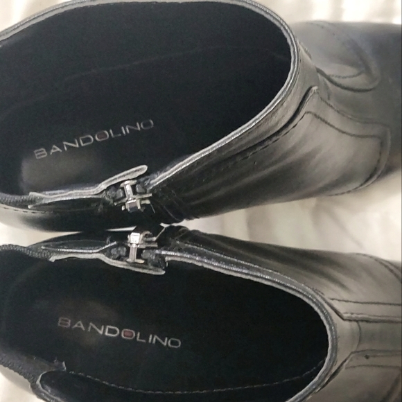 Bandolino Heeled Leather Booties. - Picture 9 of 12